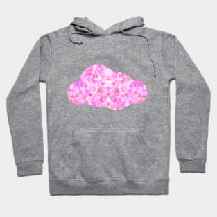 Coral Pink Fluffy Cloud Hoodie